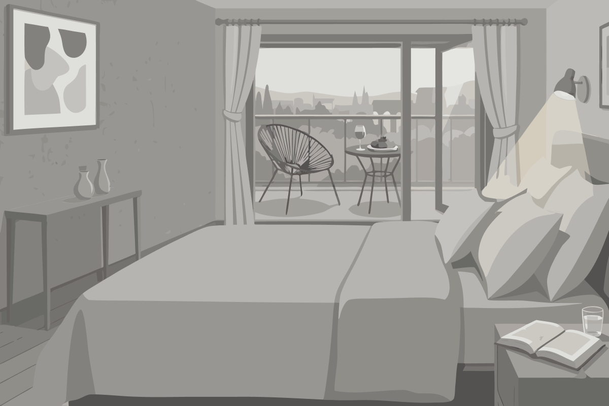 Queen Suite with Two Queen Beds and bath Tub - Mobility Accessible/Non-Smoking